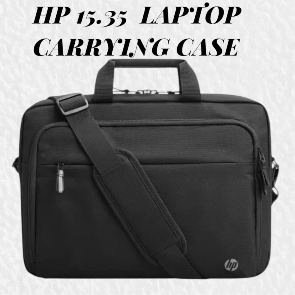 🌼HP Black 15.35” Length Laptop Bag With Shoulder Pad Strap